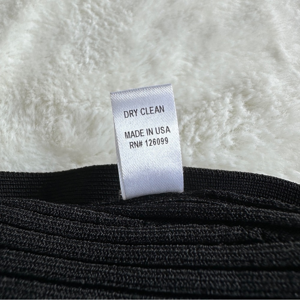 Cushnie Et Ochs Tie Waist Cropped Black Turtleneck Wrap Sweater XS - Picture 11 of 11